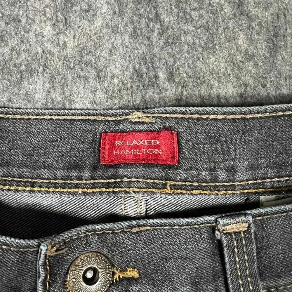Sean John Hamilton Men's Straight Jeans Size 36x32 Gray‎ Denim Cotton Distressed